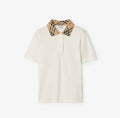 Check Collar Cotton Polo ShirtPrice
