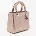 Dior Metallic Rose Gold Micro Cannage