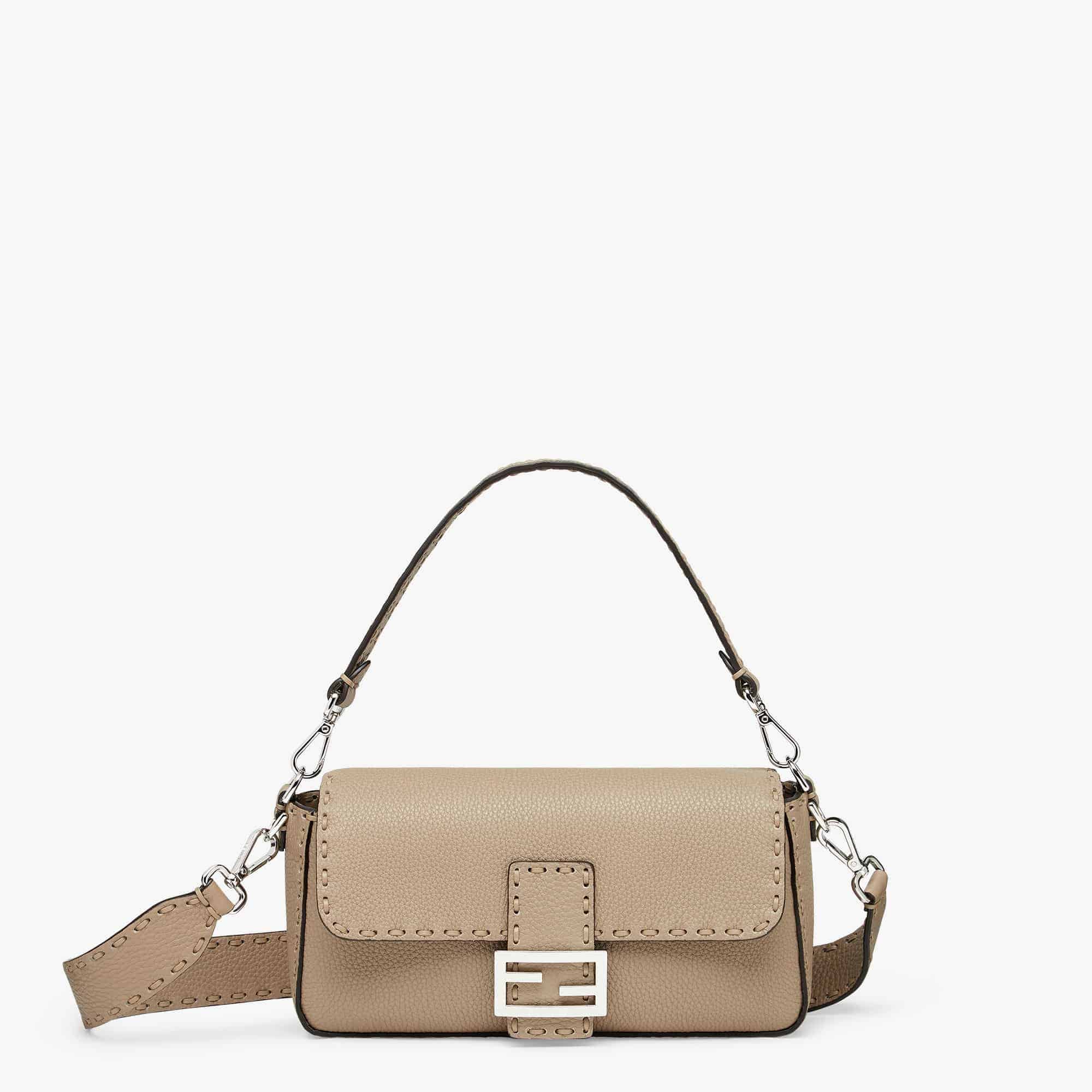 Baguette Dove grey Selleria bag