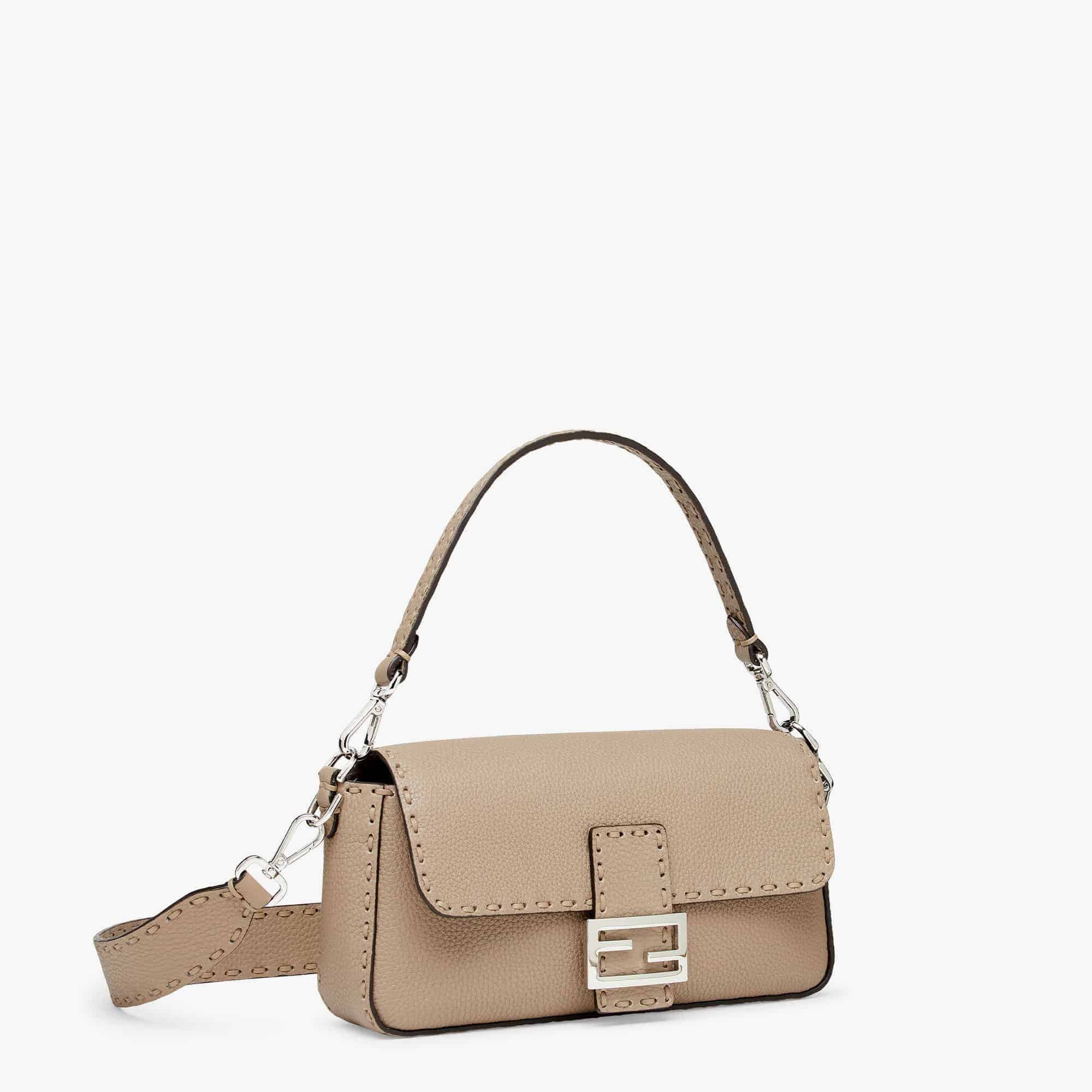 Baguette Dove grey Selleria bag