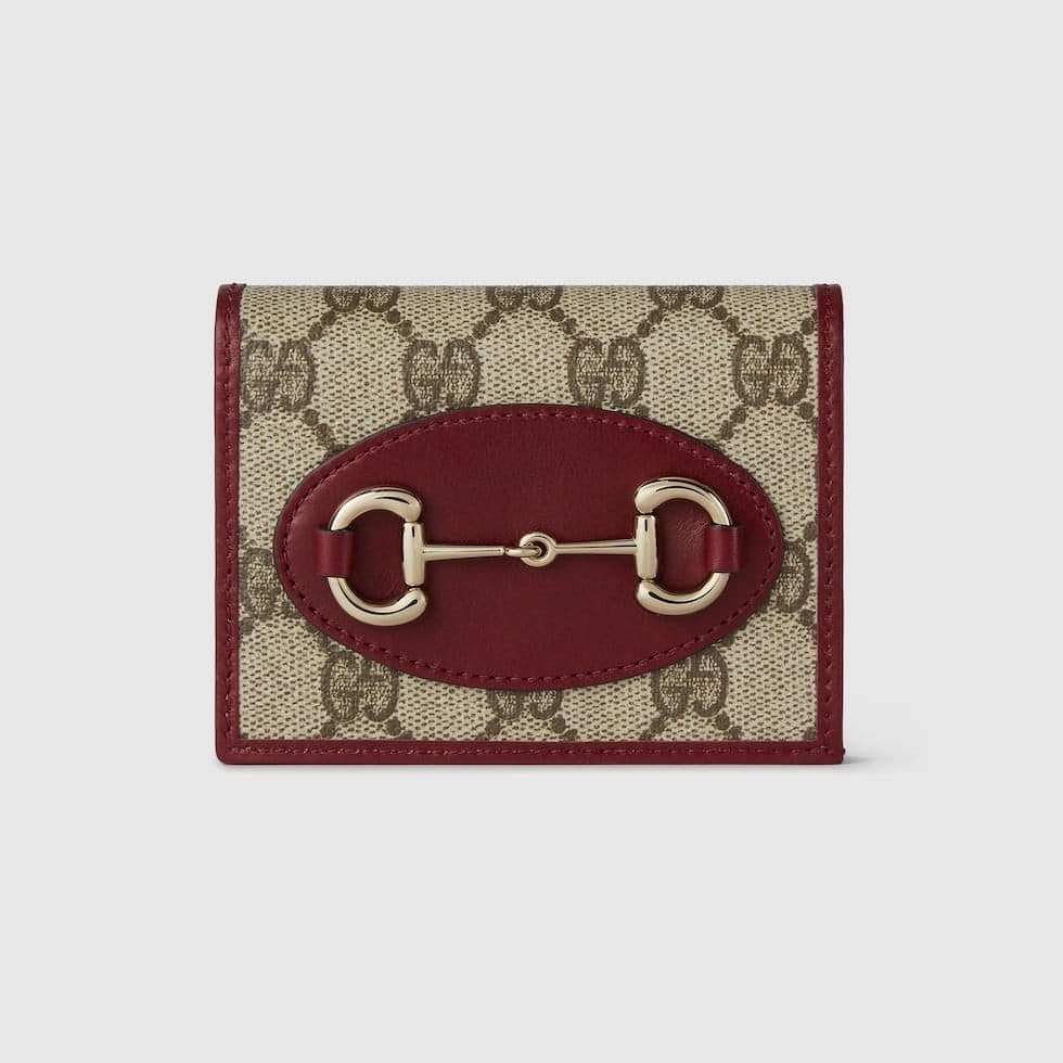 GUCCI HORSEBIT 1955 CARD CASE WALLET