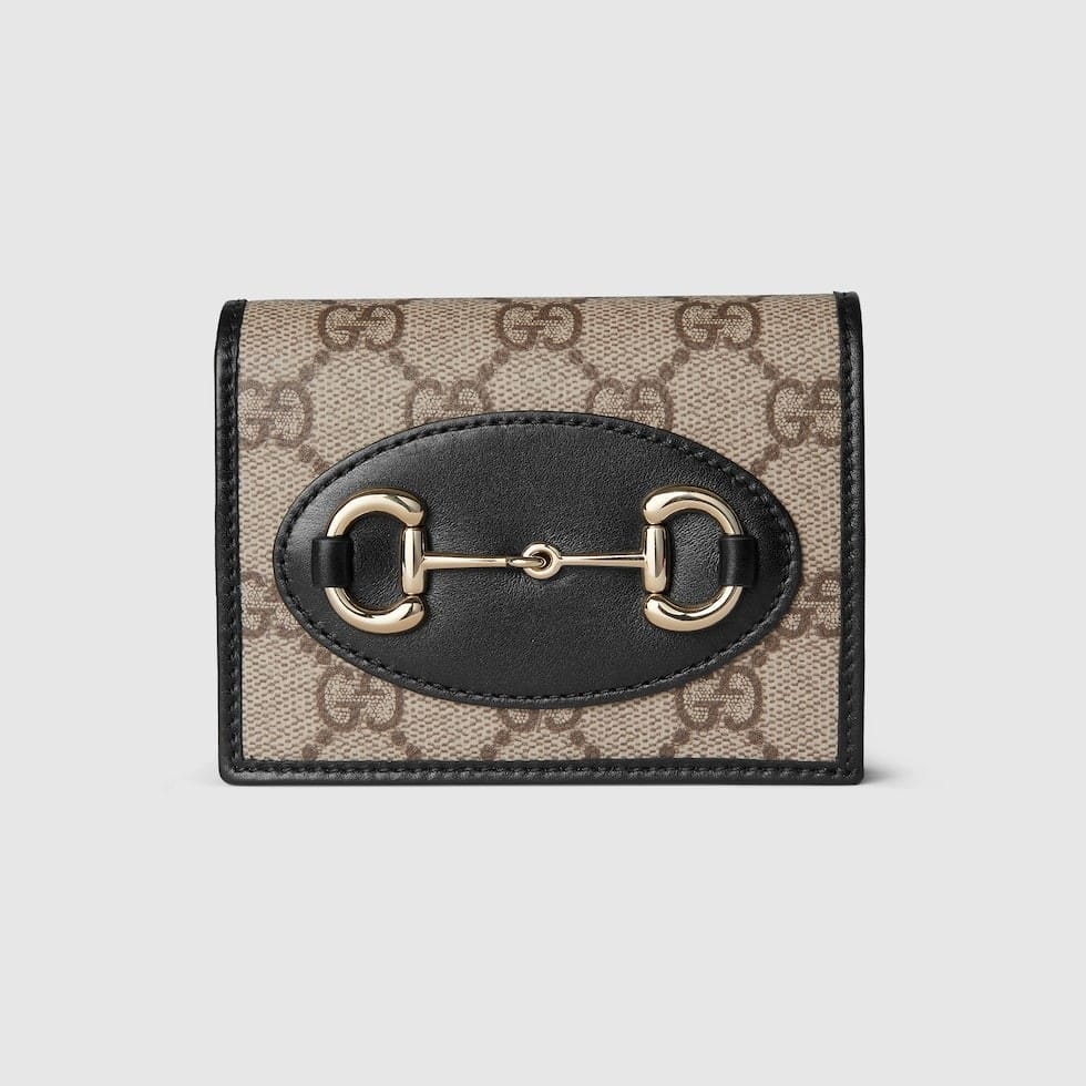 GUCCI HORSEBIT 1955 CARD CASE WALLET