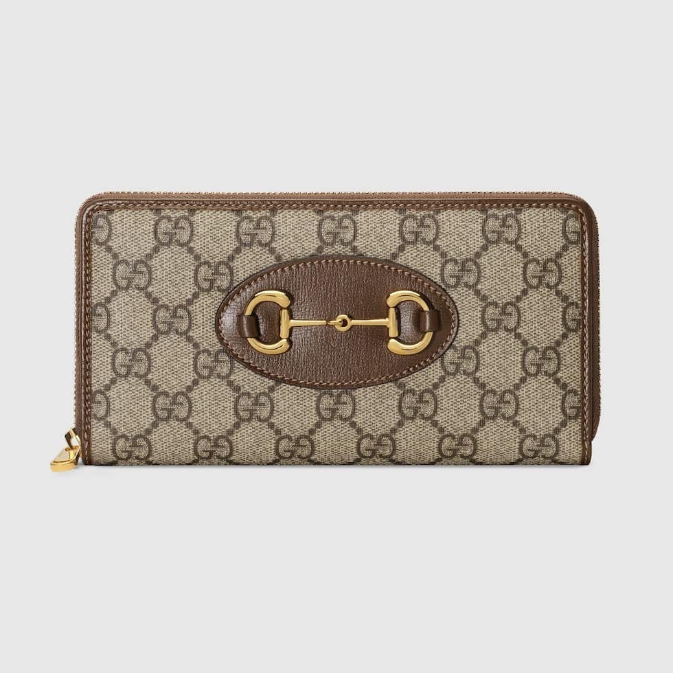 GUCCI HORSEBIT 1955 ZIP AROUND WALLET