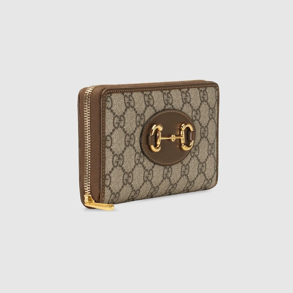 GUCCI HORSEBIT 1955 ZIP AROUND WALLET