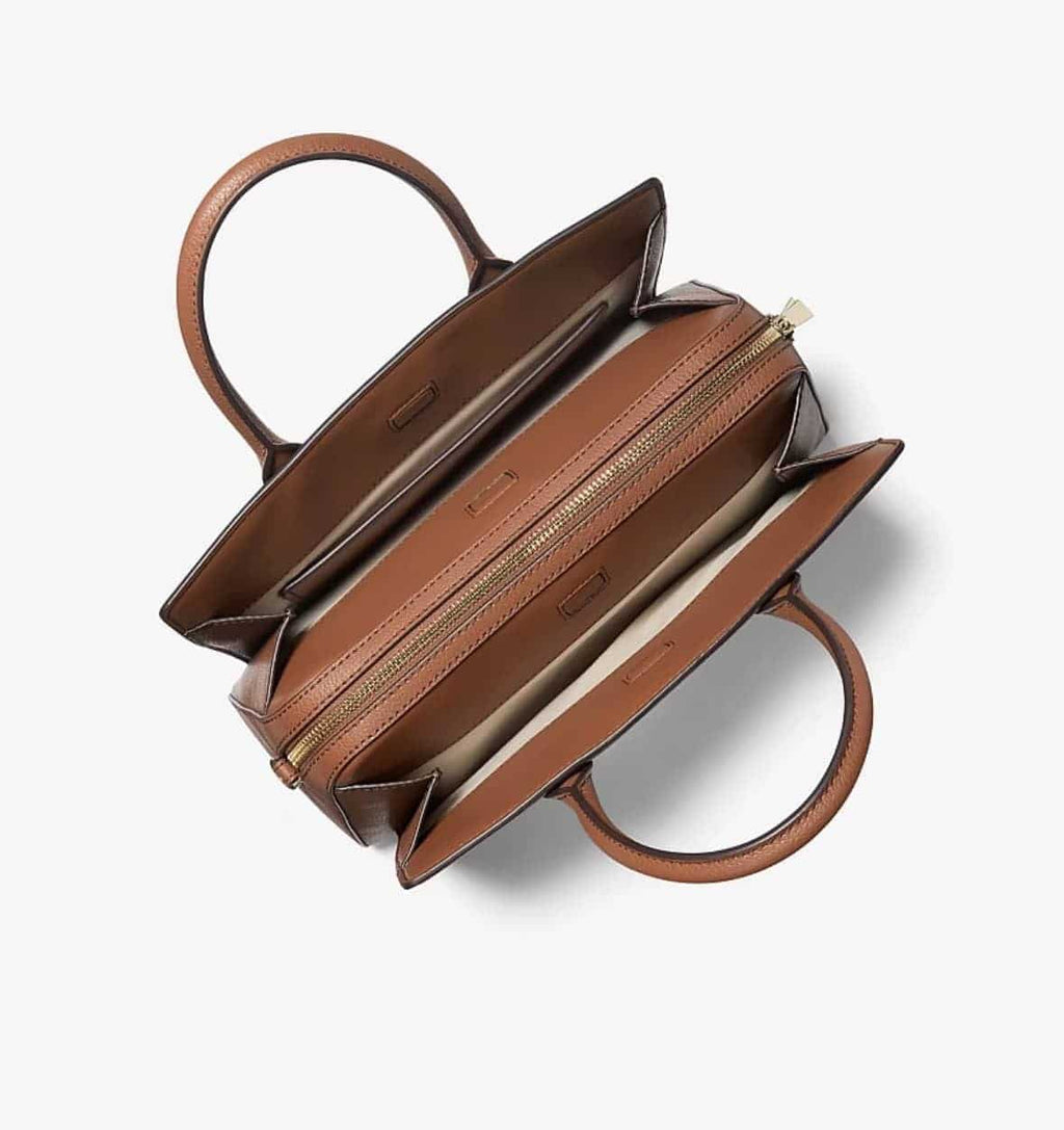 Laila Medium Leather Satchel
