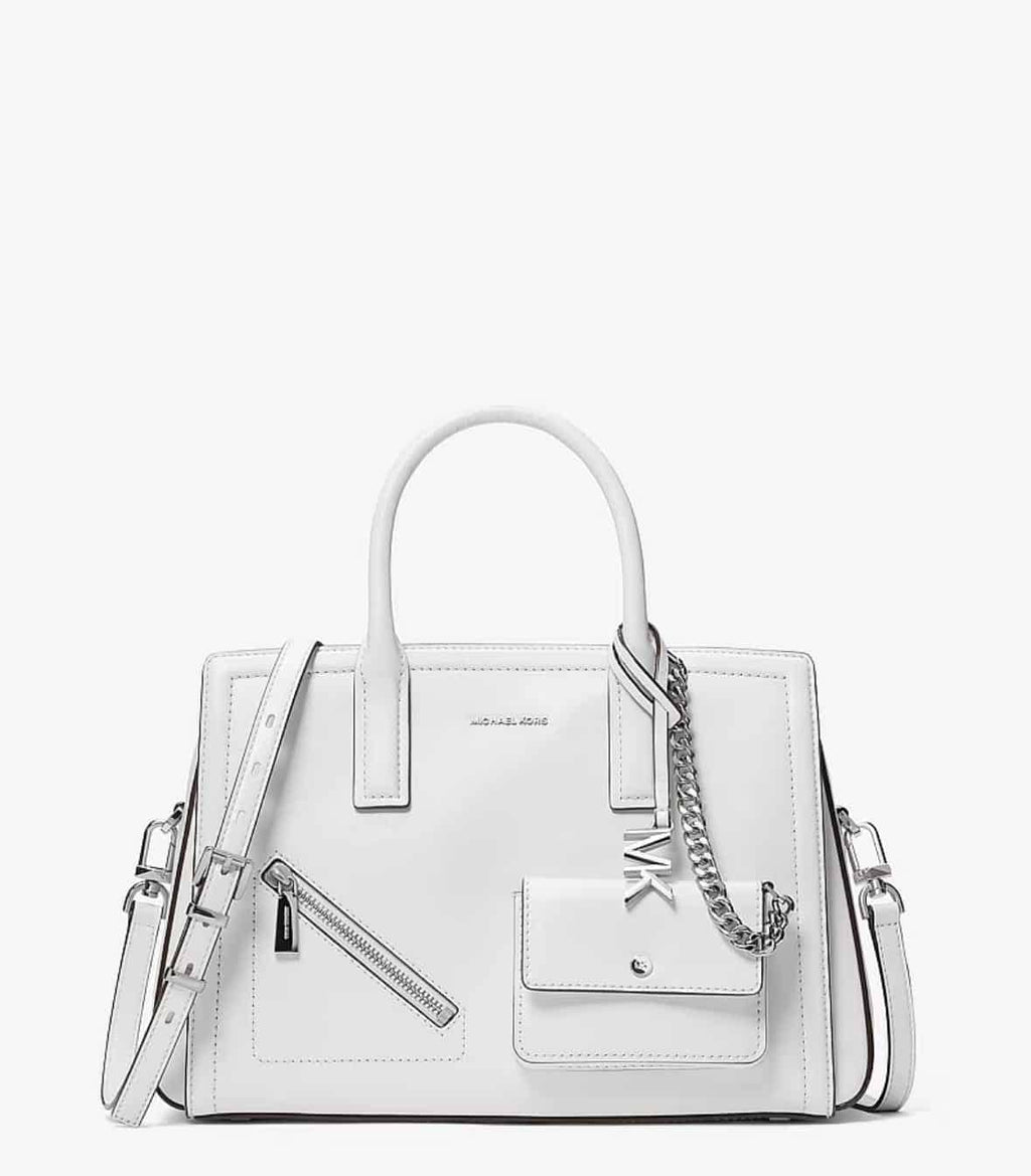 Laila Medium Leather Satchel with Card Case