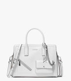 Laila Medium Leather Satchel with Card Case