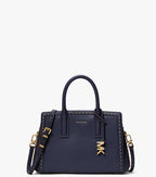 Laila Small Studded Leather Satchel