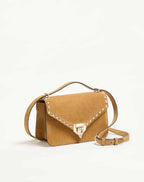 Valentino Garavani Rockstud Small Suede Crossbody Bag
