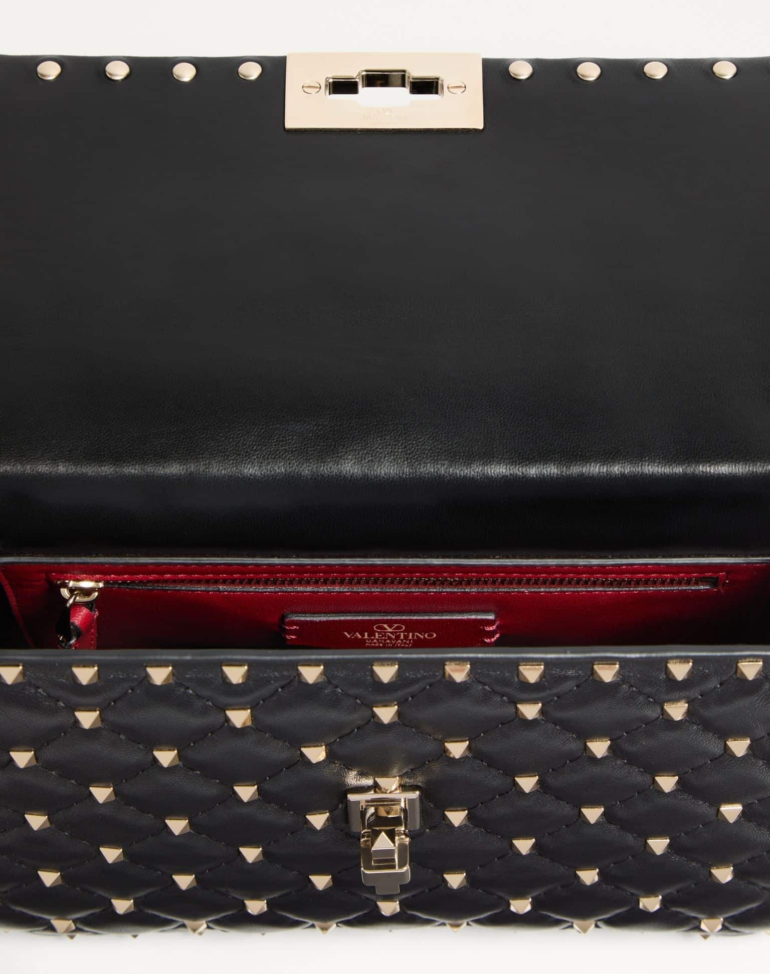 Medium Nappa Rockstud Spike Bag
