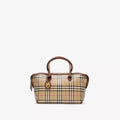 Small Check Zip Tote