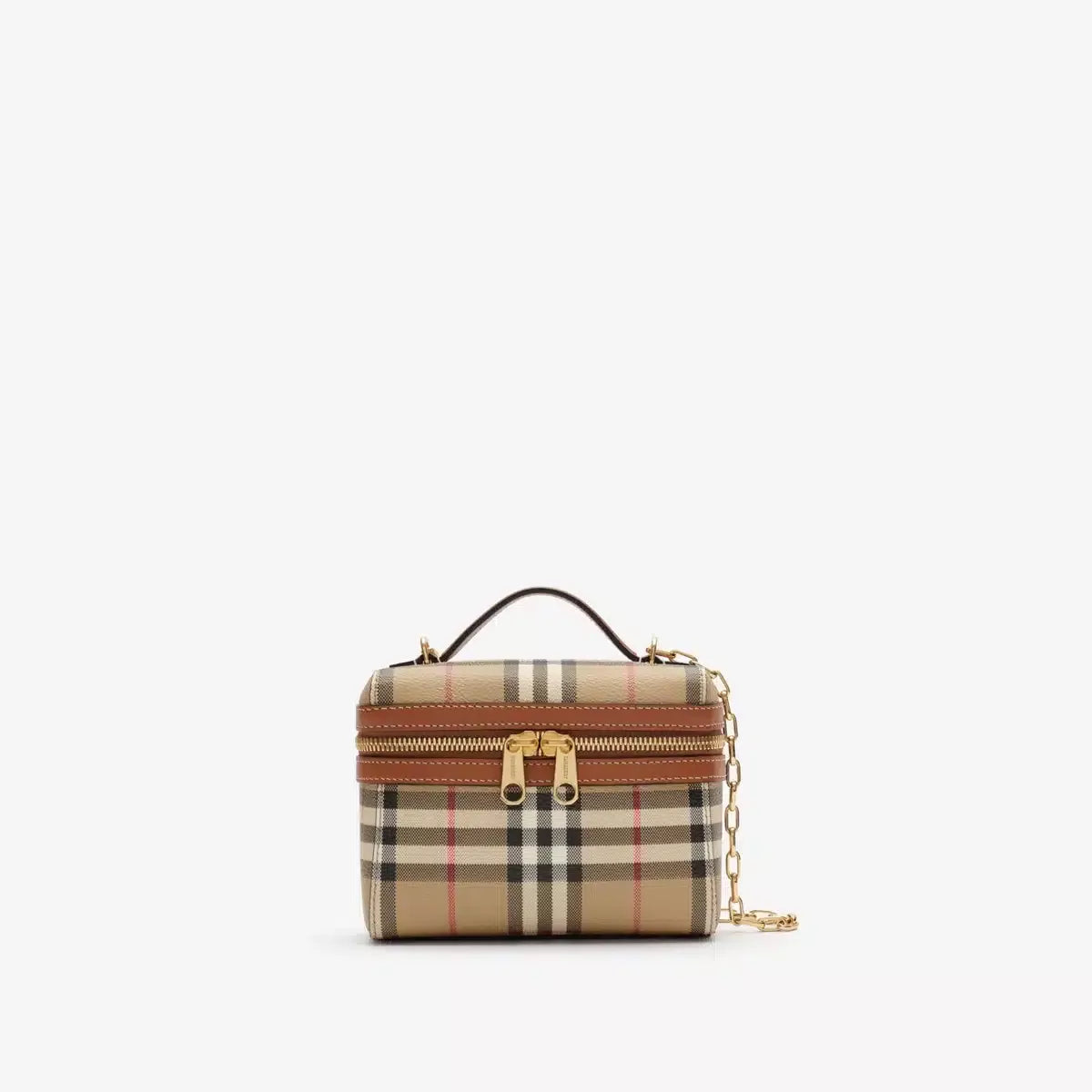 Mini Check Vanity Bag