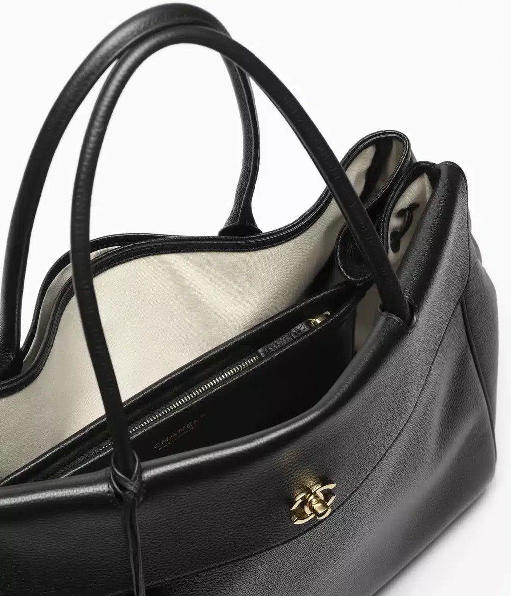 Grained Calfskin &amp; Gold-Tone Metal