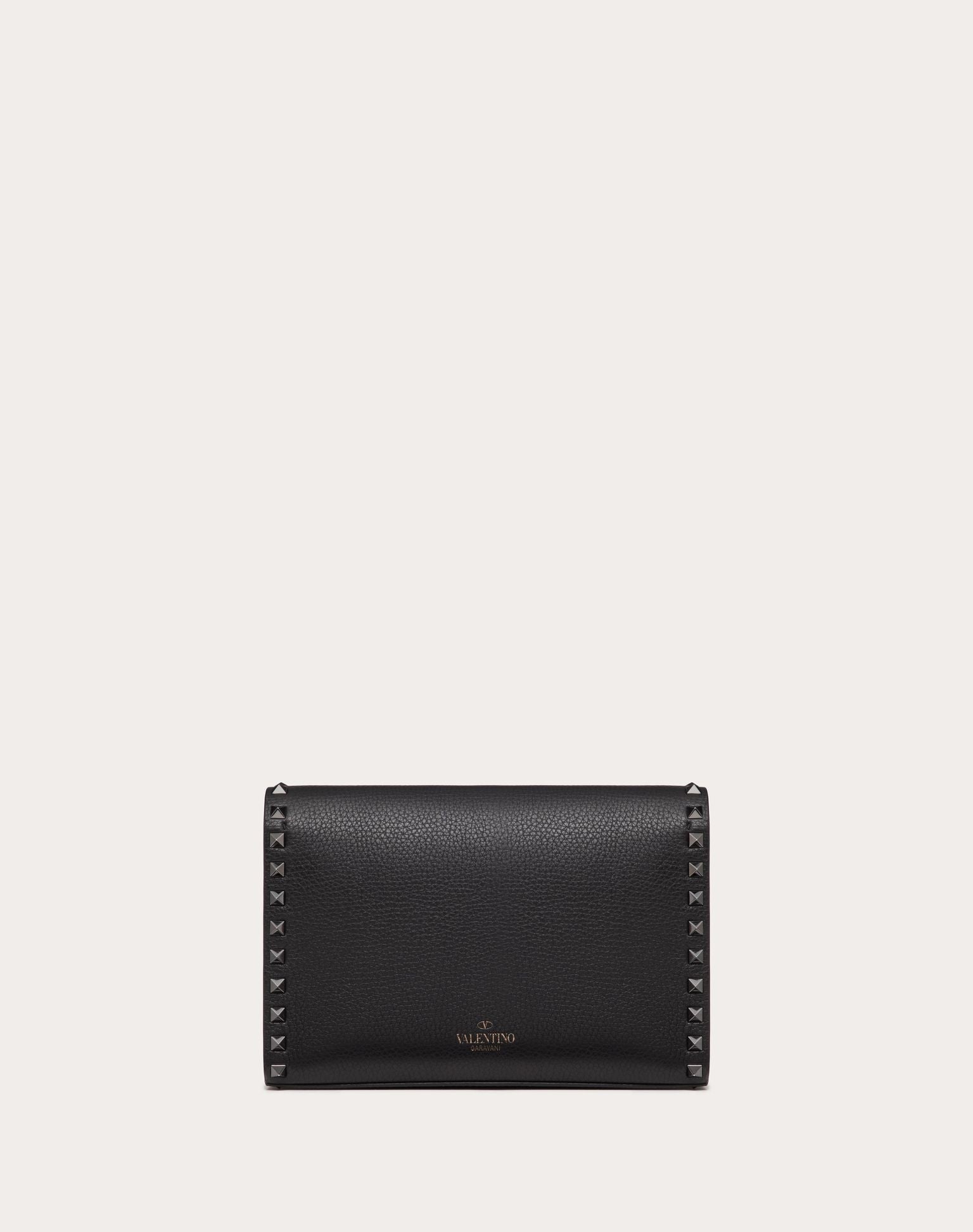 SMALL ROCKSTUD GRAINY CALFSKIN CROSSBODY BAG