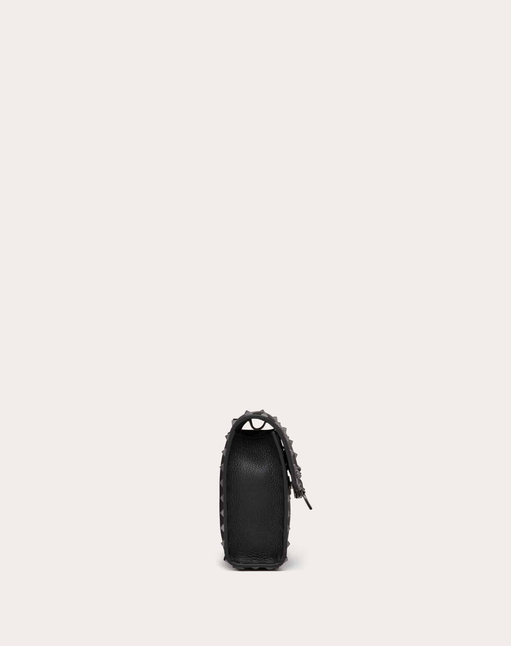 SMALL ROCKSTUD GRAINY CALFSKIN CROSSBODY BAG
