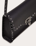SMALL ROCKSTUD GRAINY CALFSKIN CROSSBODY BAG