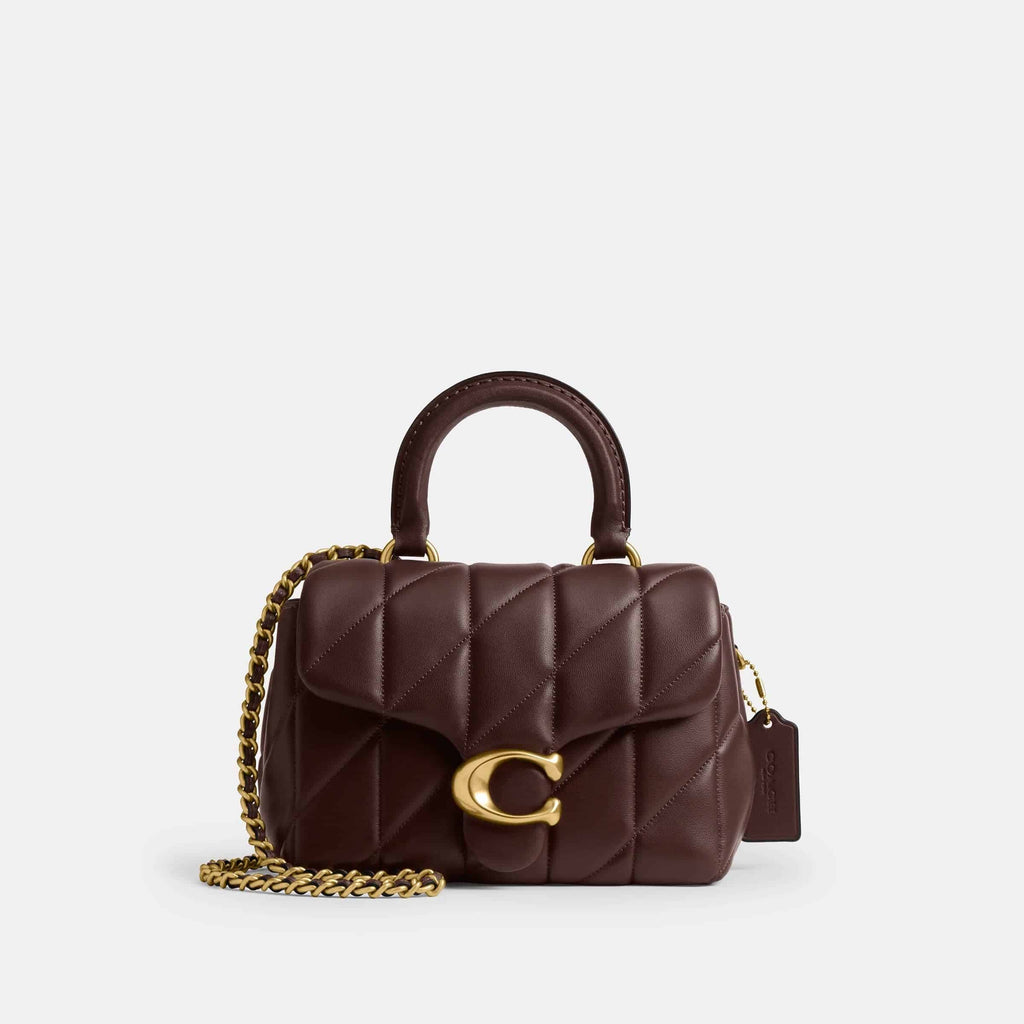 Tabby Top Handle Bag With Quilting