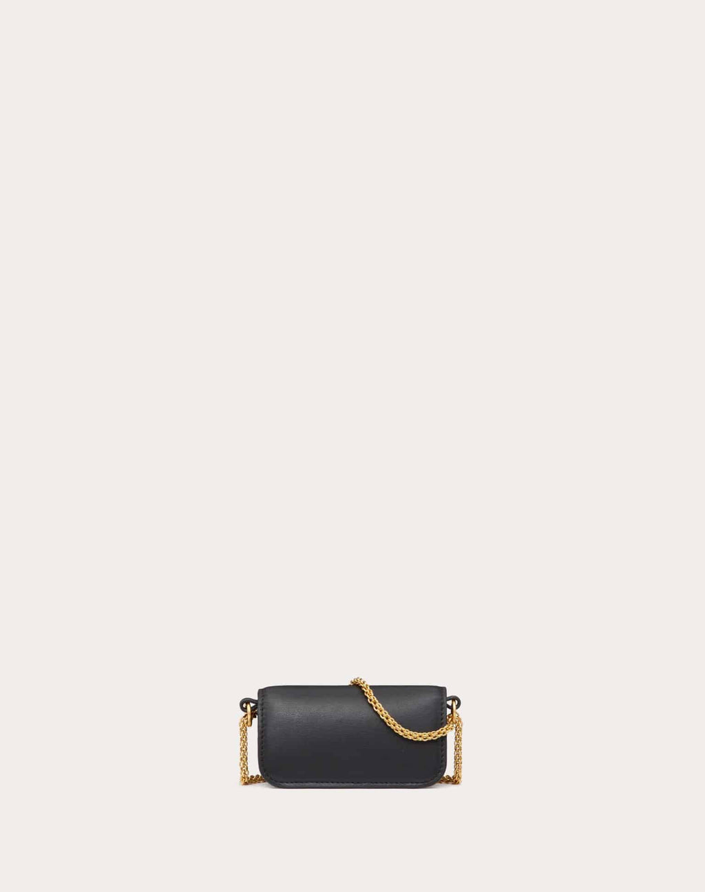 VALENTINO GARAVANI LOCÒ MICRO BAG IN CALFSKIN LEATHER WITH CHAIN