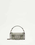 VALENTINO GARAVANI LOCÒ SMALL EMBROIDERED SHOULDER BAG