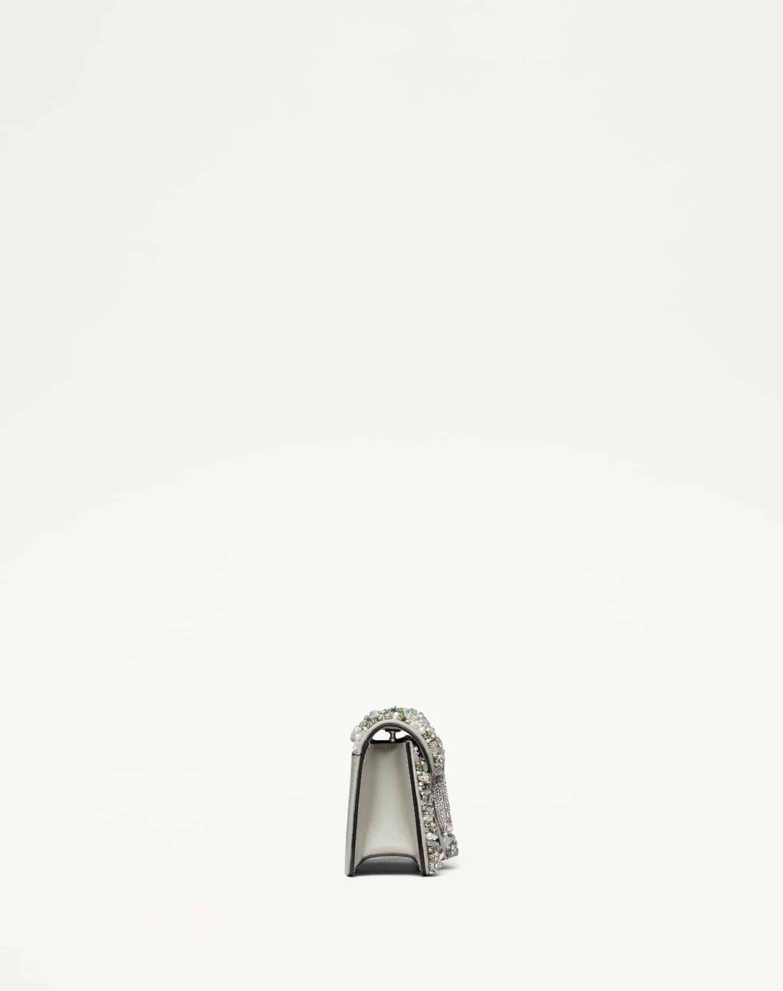 VALENTINO GARAVANI LOCÒ SMALL EMBROIDERED SHOULDER BAG