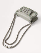 VALENTINO GARAVANI LOCÒ SMALL EMBROIDERED SHOULDER BAG