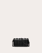 VALENTINO GARAVANI LOCÒ SMALL SHOULDER BAG EMBROIDERED IN EEL