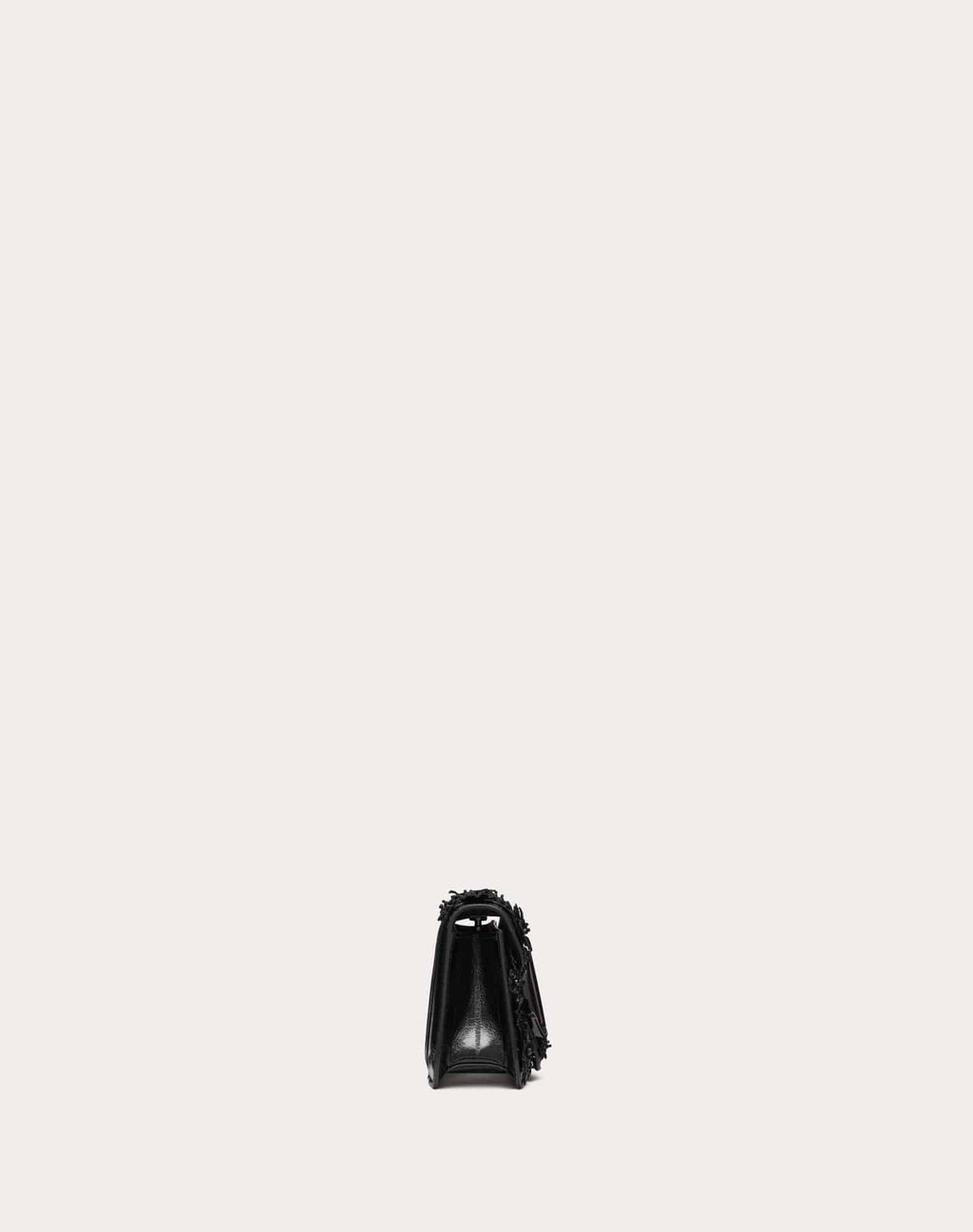 VALENTINO GARAVANI LOCÒ SMALL SHOULDER BAG EMBROIDERED IN EEL
