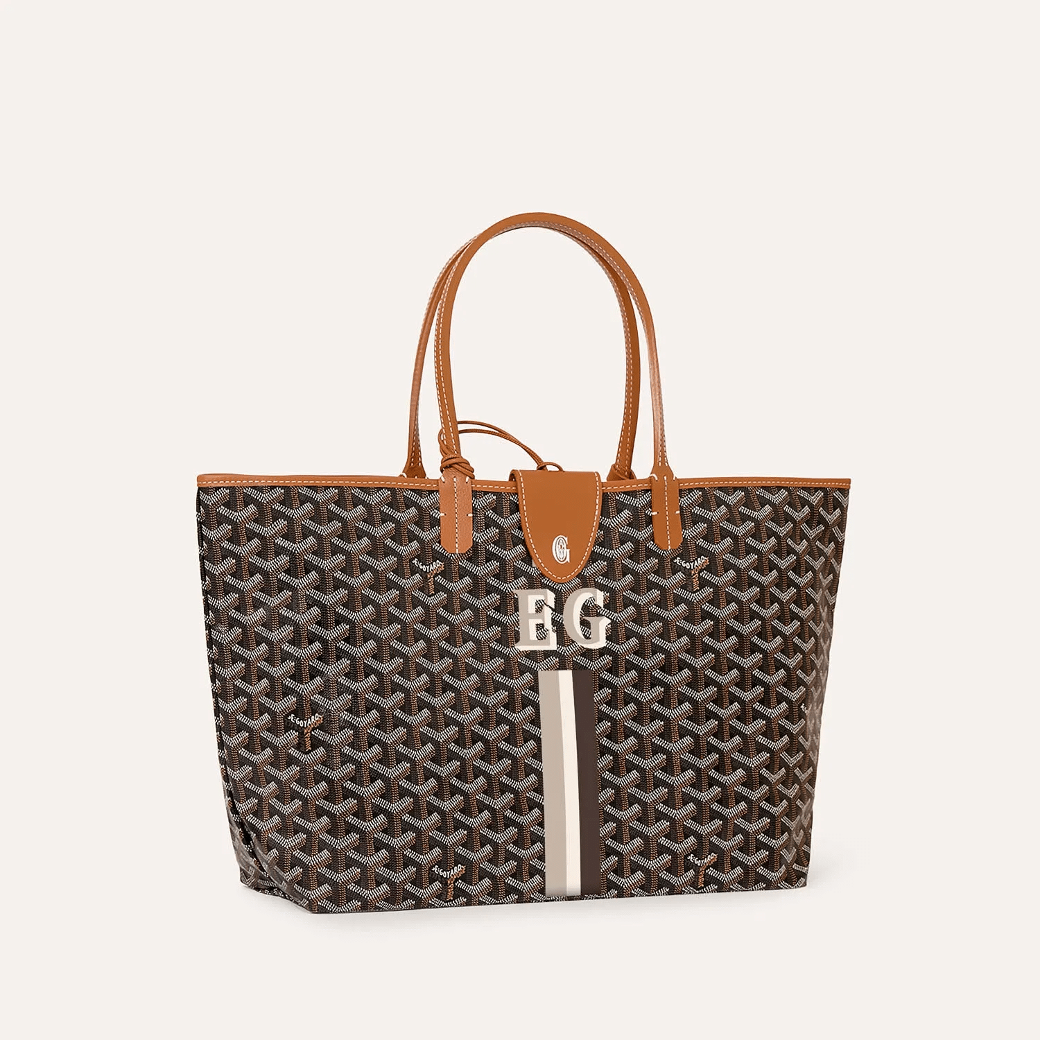 Saint Louis PM bag Stripes and Initials