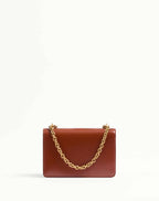 VALENTINO GARAVANI VAIN SHOULDER BAG IN SHINY CALFSKIN