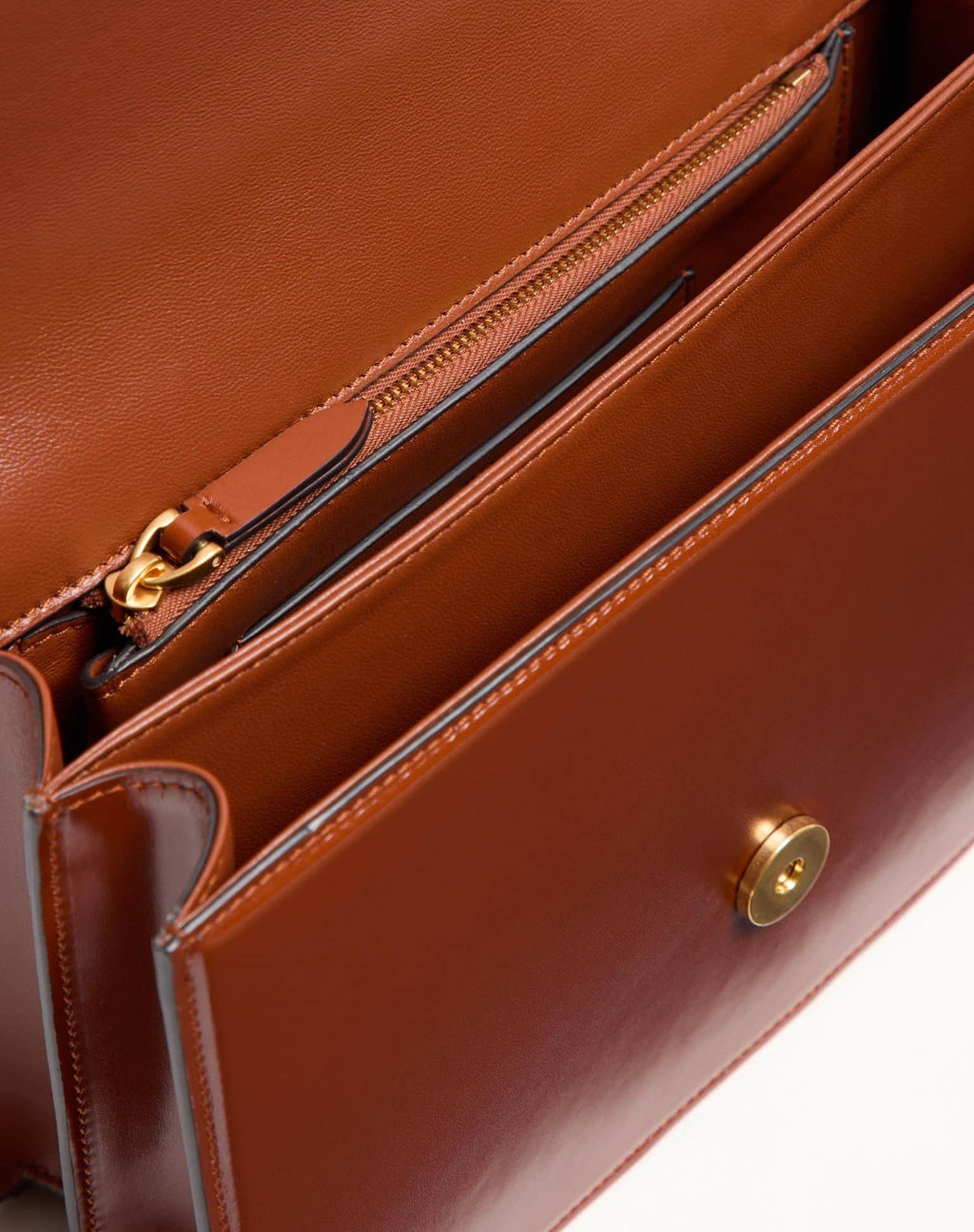 VALENTINO GARAVANI VAIN SHOULDER BAG IN SHINY CALFSKIN