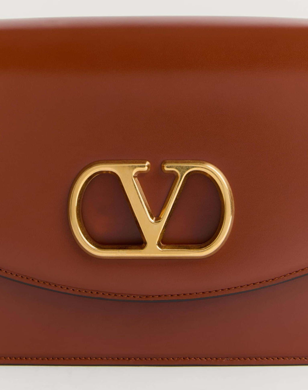 VALENTINO GARAVANI VAIN SHOULDER BAG IN SHINY CALFSKIN