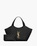 ICARE MEDIUM IN QUILTED NAPPA BLACK