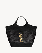 ICARE IN RAFFIA BLACK