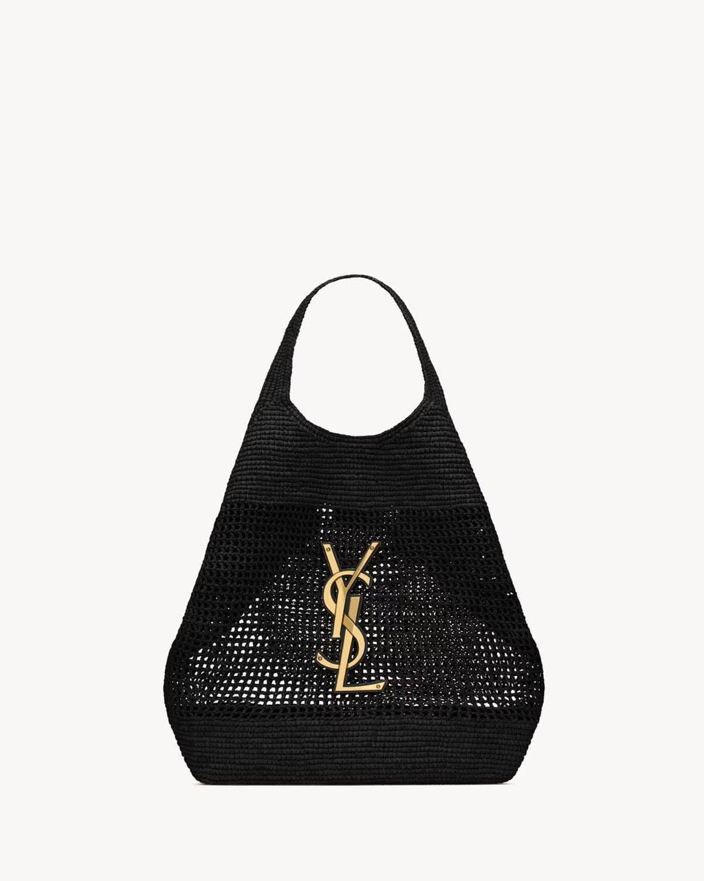 ICARE IN RAFFIA BLACK