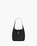 LE 5 À 7 SUPPLE SMALL IN GRAINED LEATHER BLACK