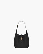 LE 5 À 7 SUPPLE SMALL IN GRAINED LEATHER BLACK