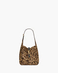 LE 5 À 7 SUPPLE SMALL IN PONY HAIR LEATHER LEOPARD