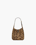 LE 5 À 7 SUPPLE SMALL IN PONY HAIR LEATHER LEOPARD
