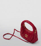 MIU MIU Small Nappa Leather Wander Top-Handle Bag