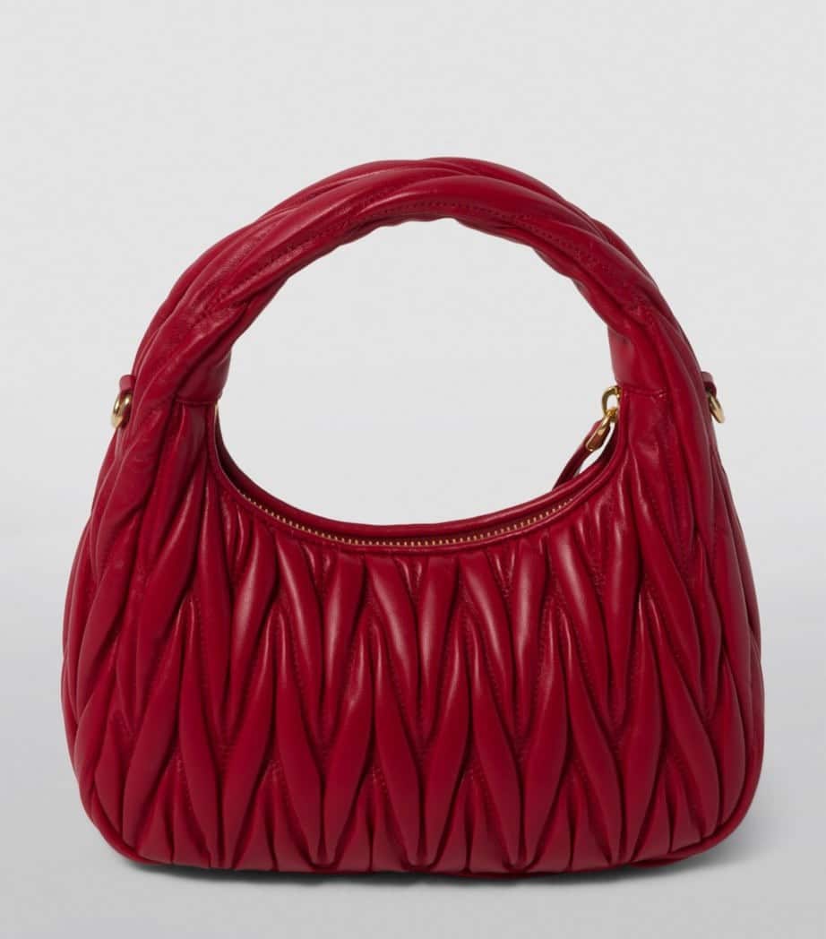 MIU MIU Small Nappa Leather Wander Top-Handle Bag