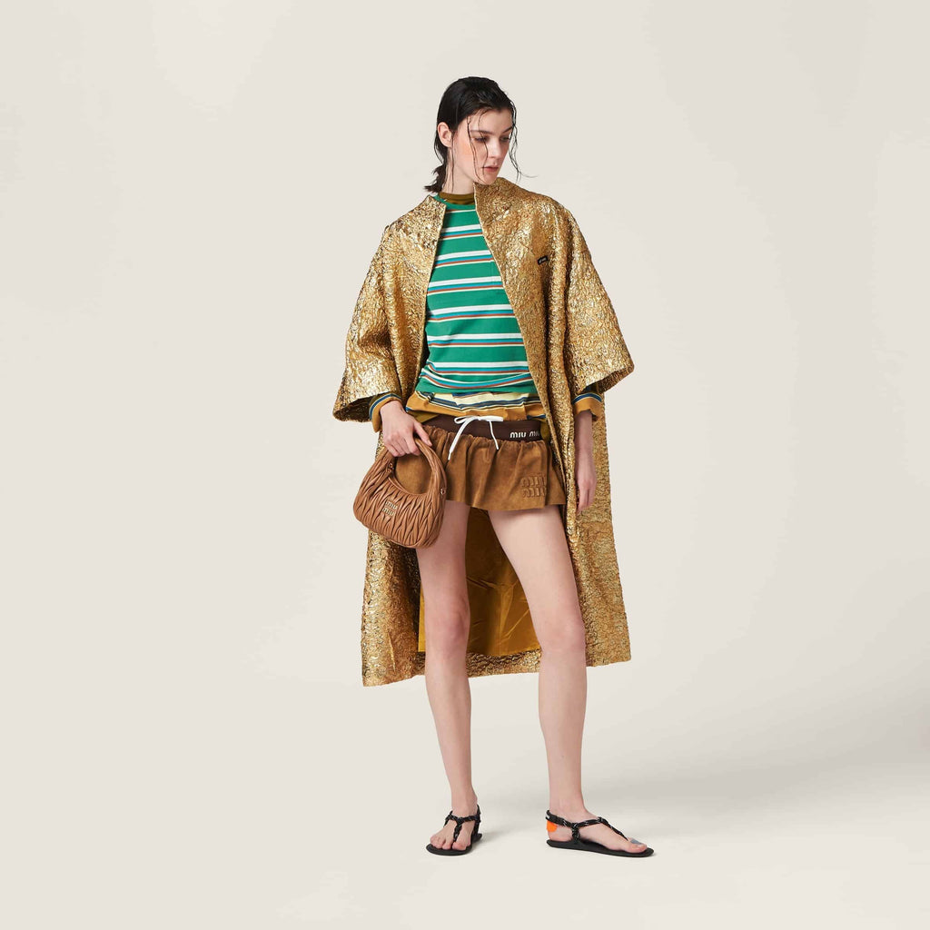 Wander matelassé nappa leather hobo bag