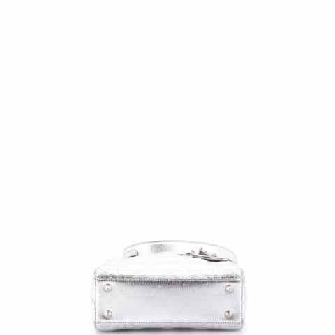 Lady Dior Bag Metallic Cannage Quilt Leather