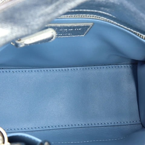 Lady Dior Bag Metallic Cannage Quilt Leather