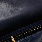 Dior Blue Cannage Quilted Leather Small Lady Dior Tote