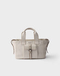 Prada Route medium leather tote bag