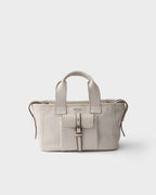 Prada Route medium leather tote bag