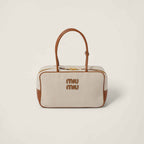 Canvas top-handle bag