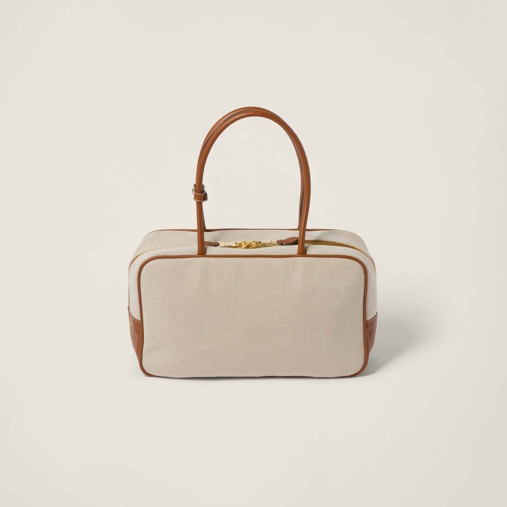 Canvas top-handle bag