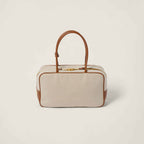 Canvas top-handle bag