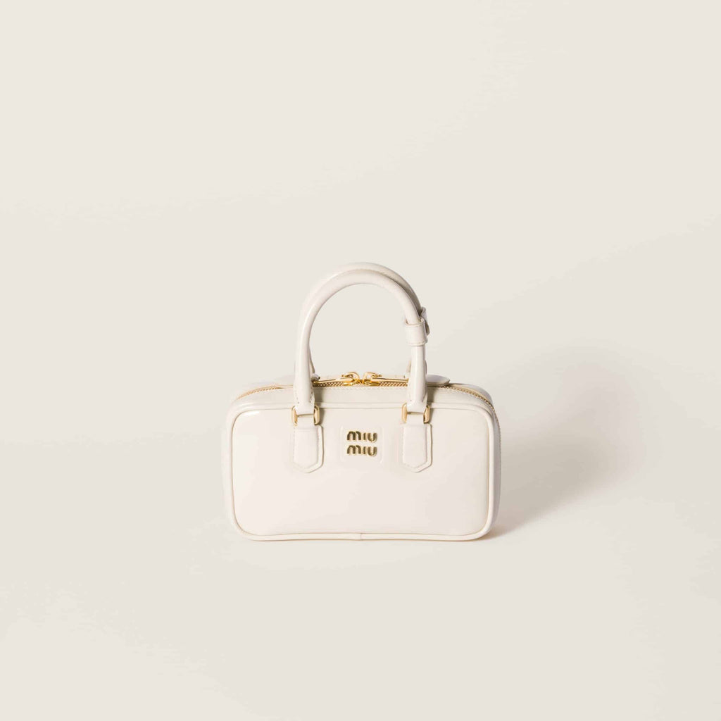 Arcadie patent leather mini-bag